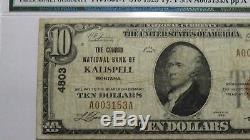 $10 1929 Kalispell Montana MT National Currency Bank Note Bill Ch. #4803 VF20