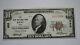 $10 1929 Kent Ohio Oh National Currency Bank Note Bill! Ch. #652 Uncirculated