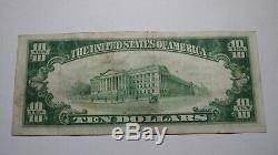 $10 1929 Keyser West Virginia WV National Currency Bank Note Bill Ch. #6205 RARE