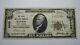 $10 1929 Keyser West Virginia Wv National Currency Bank Note Bill Ch. #6205 Vf