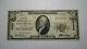 $10 1929 Kingfisher Oklahoma Ok National Currency Bank Note Bill! Ch. #5328 Rare