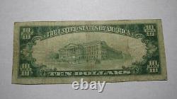 $10 1929 Kirkwood Illinois IL National Currency Bank Note Bill Ch. #2313 FINE