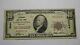 $10 1929 Lackawanna New York Ny National Currency Bank Note Bill Ch. #6964 Vf