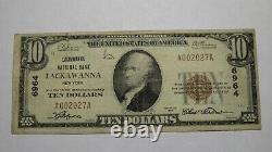 $10 1929 Lackawanna New York NY National Currency Bank Note Bill Ch. #6964 VF
