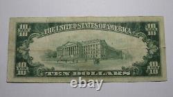 $10 1929 Lakewood New Jersey NJ National Currency Bank Note Bill Ch. #7291 VF