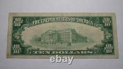 $10 1929 Laurel Mississippi MS National Currency Bank Note Bill Ch. #6681 FINE