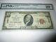 $10 1929 Lemmon South Dakota Sd National Currency Bank Note Bill! Ch. #12857 Vf