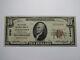 $10 1929 Lewistown Pennsylvania Pa National Currency Bank Note Bill Ch 5289 Fine