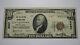 $10 1929 Littlestown Pennsylvania Pa National Currency Bank Note Bill #9207 Vf++