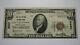 $10 1929 Littlestown Pennsylvania Pa National Currency Bank Note Bill #9207 Vf++