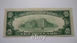 $10 1929 Littlestown Pennsylvania PA National Currency Bank Note Bill #9207 VF++