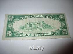 $10 1929 Long Beach California CA National Currency Bank Note Bill #11873 Fine