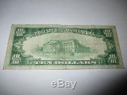 $10 1929 Los Angeles California CA National Currency Bank Note Bill! #2491 FINE