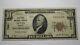 $10 1929 Lucas Kansas Ks National Currency Bank Note Bill Ch. #7561 Fine