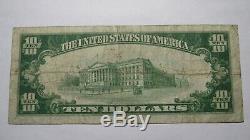 $10 1929 Lucas Kansas KS National Currency Bank Note Bill Ch. #7561 FINE