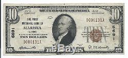 $10. 1929 MARISSA ILLINOIS National Currency Bank Note Bill Ch. # 6691