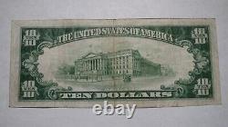 $10 1929 Manasquan New Jersey NJ National Currency Bank Note Bill Ch. #9213 VF+