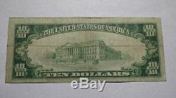 $10 1929 McKees Rocks Pennsylvania PA National Currency Bank Note Bill 5142 Fine