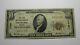$10 1929 Medford Oregon Or National Currency Bank Note Bill Charter #7701 Rare