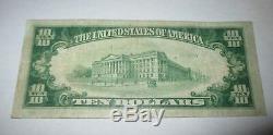 $10 1929 Menahga Minnesota MN National Currency Bank Note Bill Ch. #11740 Fine