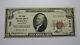 $10 1929 Meriden Connecticut Ct National Currency Bank Note Bill! Ch. #720 Vf+