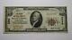 $10 1929 Mount Carmel Pennsylvania Pa National Currency Bank Note Bill #8393 Vf