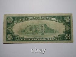 $10 1929 Mount Union Pennsylvania National Currency Bank Note Bill #10206 FINE