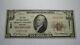 $10 1929 Mount Vernon New York Ny National Currency Bank Note Bill! #5271 Fine