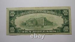 $10 1929 Muskogee Oklahoma OK National Currency Bank Note Bill Ch. #12890 VF+