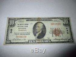 $10 1929 Mystic River Connecticut CT National Currency Bank Note Bill #645 VF