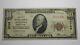 $10 1929 Natrona Pennsylvania Pa National Currency Bank Note Bill Ch. #5729 Fine