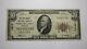 $10 1929 Nebraska City Nebraska National Currency Bank Note Bill Ch. #1417 Fine+