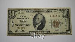 $10 1929 Neenah Wisconsin WI National Currency Bank Note Bill Ch. #6034 RARE