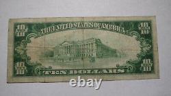 $10 1929 New Britain Connecticut CT National Currency Bank Note Bill #12846 FINE