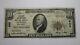 $10 1929 Newton New Jersey Nj National Currency Bank Note Bill! Ch. #925 Rare