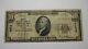 $10 1929 Norfolk Virginia Va National Currency Bank Note Bill Charter #6032 Rare