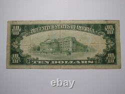 $10 1929 Norwich New York NY National Currency Bank Note Bill Ch. #1354 FINE