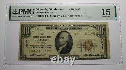 $10 1929 Okemah Oklahoma OK National Currency Bank Note Bill Ch. #7677 F15 PMG