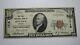 $10 1929 Ottawa Kansas Ks National Currency Bank Note Bill! Ch. #1718 Vf++! Rare
