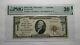 $10 1929 Park Falls Wisconsin Wi National Currency Bank Note Bill Ch #10489 Vf30