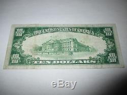 $10 1929 Pasadena California CA National Currency Bank Note Bill! Ch. #10167 VF