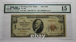 $10 1929 Pawling New York NY National Currency Bank Note Bill Ch. #1269 F15 PMG