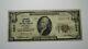 $10 1929 Peoria Illinois Il National Currency Bank Note Bill Charter #3254 Fine+