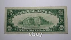 $10 1929 Philadelphia Pennsylvania PA National Currency Bank Note Bill #13032 VF