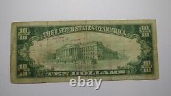 $10 1929 Phillipsburg New Jersey NJ National Currency Bank Note Bill Ch. #5556