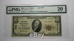 $10 1929 Phoenix Arizona AZ National Currency Bank Note Bill! Ch. #3728 VF PMG