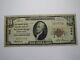 $10 1929 Pittsburgh Pennsylvania Pa National Currency Bank Note Bill Ch. 685 F++