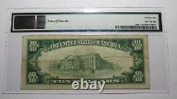 $10 1929 Plain City Ohio OH National Currency Bank Note Bill Ch. #5522 VF25 PMG