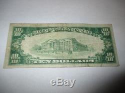 $10 1929 Port Huron Michigan MI National Currency Bank Note Bill #4446 FINE