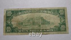 $10 1929 Port Jervis New York NY National Currency Bank Note Bill Ch. #1363 RARE